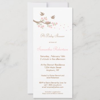 Birds Nest Baby Shower Invitation by rumored at Zazzle