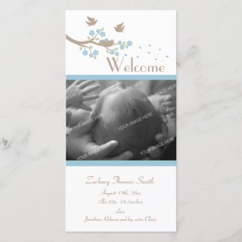 Birds Nest Birth Announcement by rumored at Zazzle
