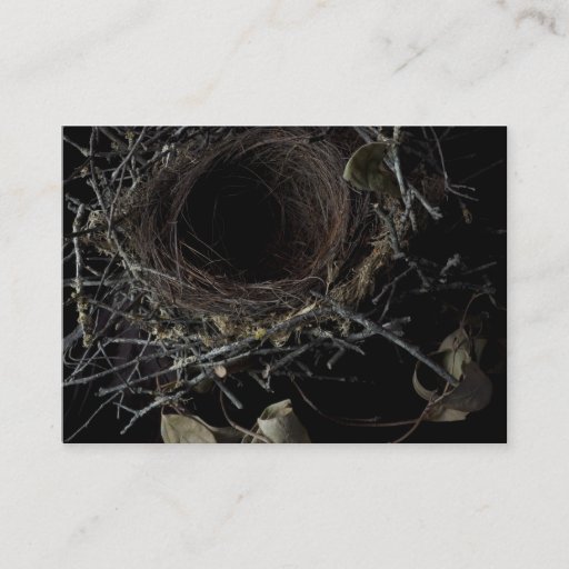 Customizable Birds' Nest Business Card