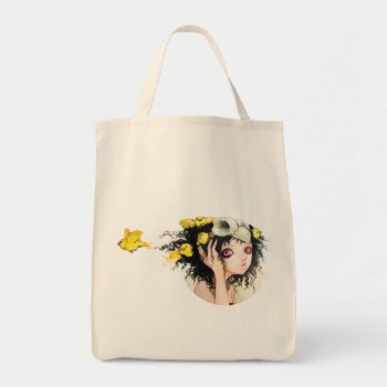 Bird's Nest Grocery Tote Canvas Bags by camilladerrico at Zazzle