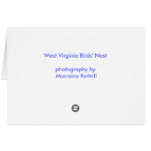 Birds' Nest (West Virginia) Cards (Back Horizontal)