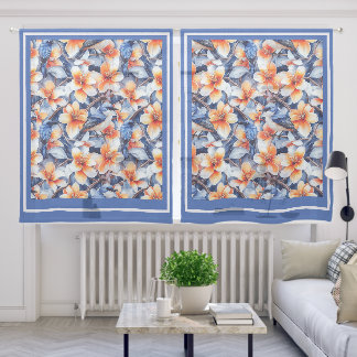 Birds of a Feather, Bookended Sheer Curtains