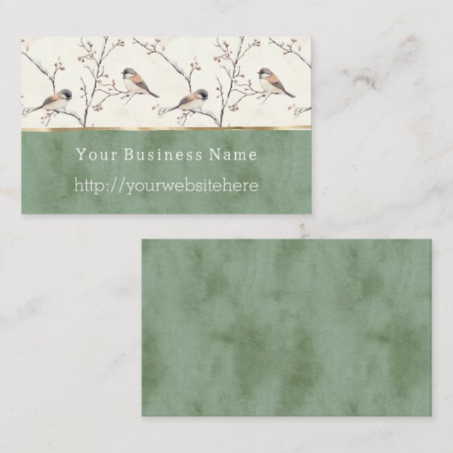 Birds of A Feather Business name website Business Card (Front/Back)