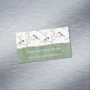 Birds of A Feather Business name website Business Card Magnet