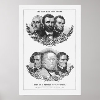 Birds Of A Feather Flock Together - 1872 Poster