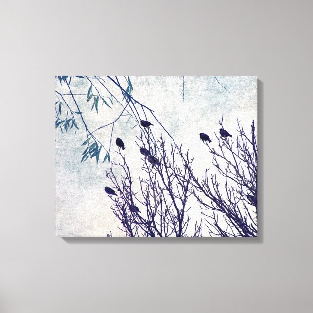 Birds of a Feather Flock Together Canvas Print (Front)