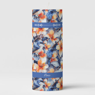 Birds of a Feather Pillar Candle