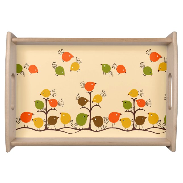 Birds of a Feather Serving Tray (Front)