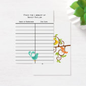Birds of a Tree Book Insert Card. (Desk)