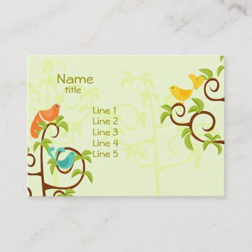 Birds of a Tree Business Card