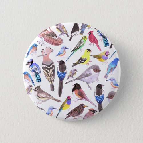 Birds of America_ pets and wild birds Button