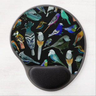 Birds of America- pets and wild birds Gel Mouse Pad