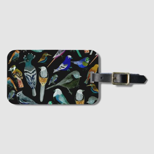 Birds of America_ pets and wild birds Luggage Tag