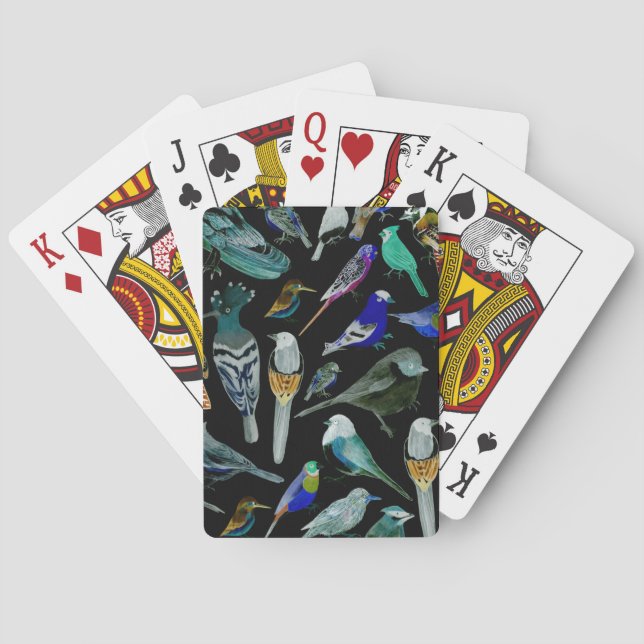 Birds of America- pets and wild birds Poker Cards (Back)