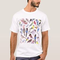 Birds of America- pets and wild birds T-Shirt