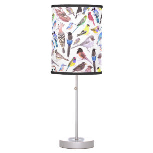 Birds of America- pets and wild birds Table Lamp