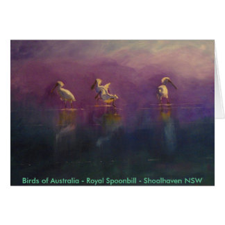 Birds of Australia - Royal Spoonbill ... Cards