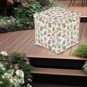 Birds of John James Audubon Outdoor Pouf