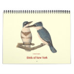 Birds of New York Lithographs Calendar