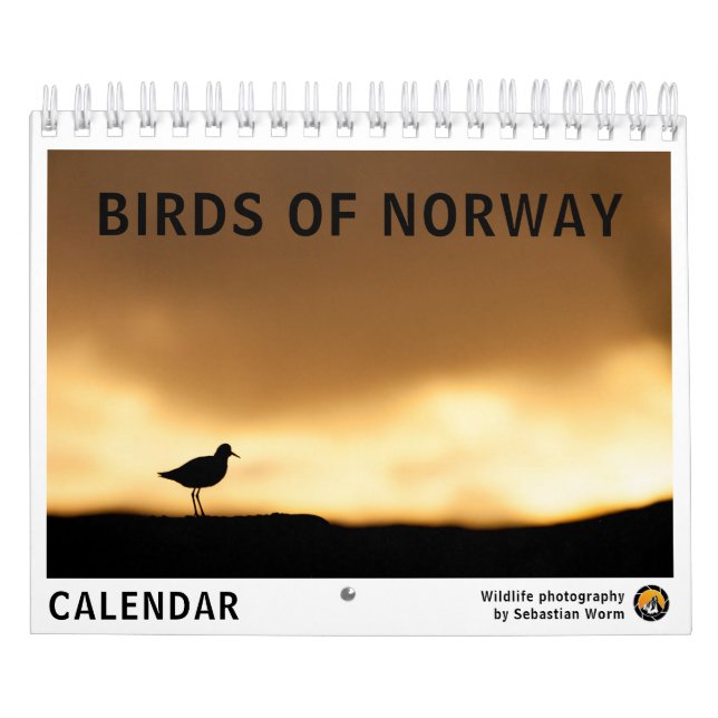 Birds of Norway 2027 Calendar (Cover)