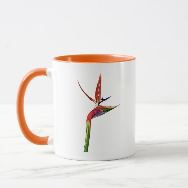 Birds Of Paradise Joyfulness and excitement Mug (Left)
