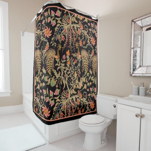 Birds of Paradise Shower Curtain