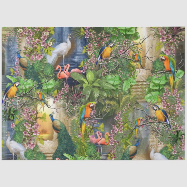 Birds of Paradise Tissue Paper (Front)