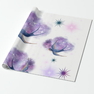 Birds of paradise  wrapping paper