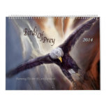 Birds Of Prey Art Calendar 2014