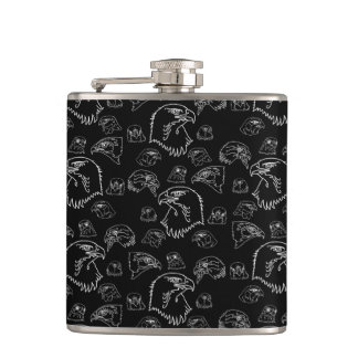 Birds of Prey (Black) Flask