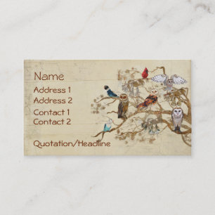 BIRDS OF SAME FEATHER BRANCH  Business Card