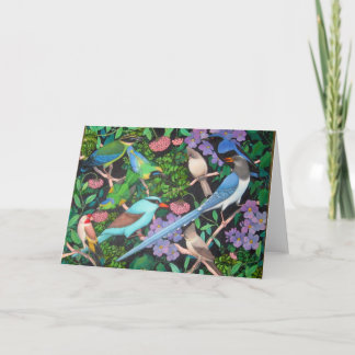 Birds of the Asian Jungles Card