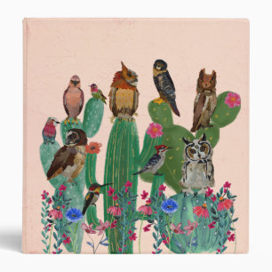 BIRDS OF THE DESERT 3 RING BINDER