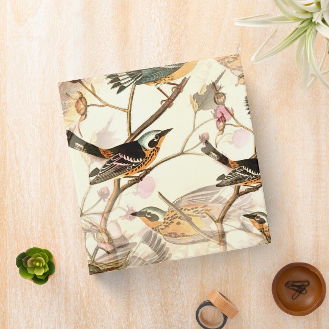 Birds on a Branch 3 Ring Binder (In Situ)