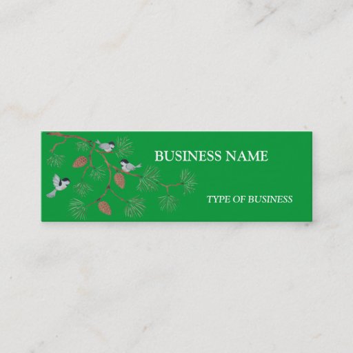 Customizable Birds on a Branch Business Card Template