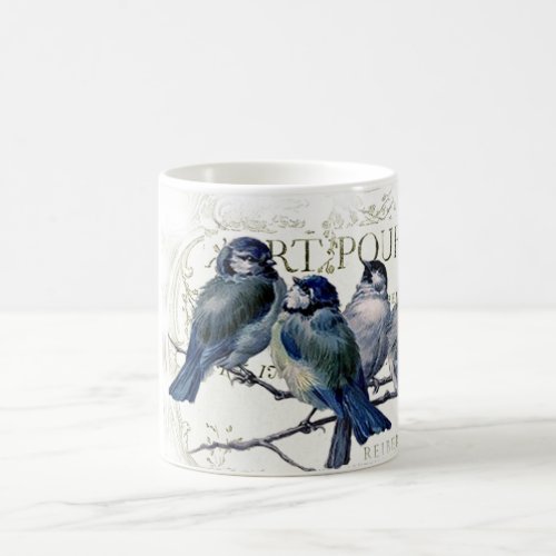 Birds on a branch coffee mug
