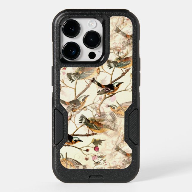 Birds on a Branch Otterbox iPhone Case (Back)