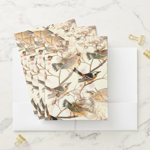 Birds on a Branch Pocket Folder