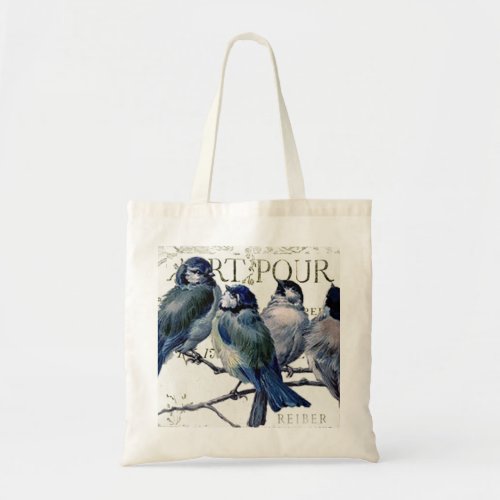 Birds on a Branch Tote Bag