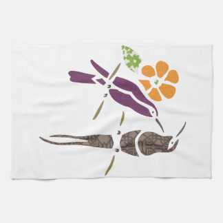 Birds on a branch towel