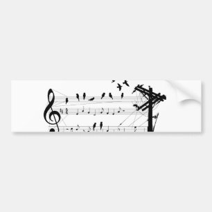 Birds on a Score sticker