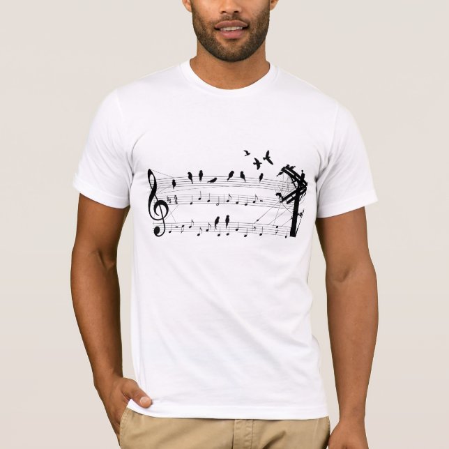 Birds on a Score T-Shirt (Front)