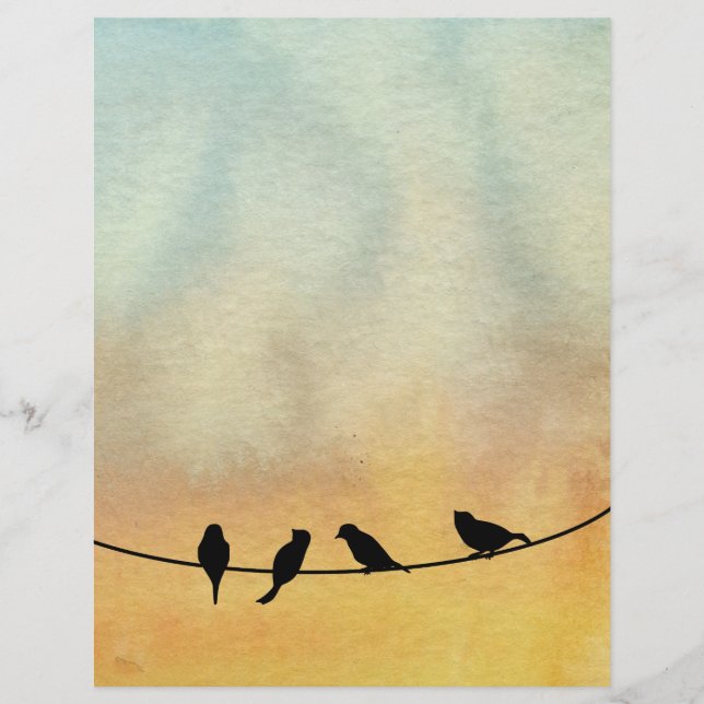 Birds on a wire (Front)