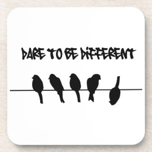 Birds on a wire – dare to be different coaster