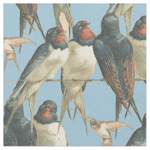 Birds on a Wire Fabric
