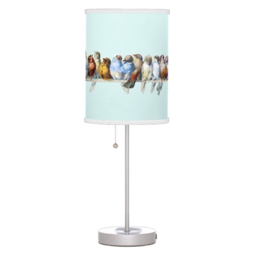 Birds on a Wire Table Lamp