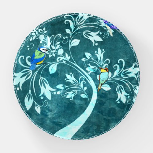 Birds on Branches Paperweight