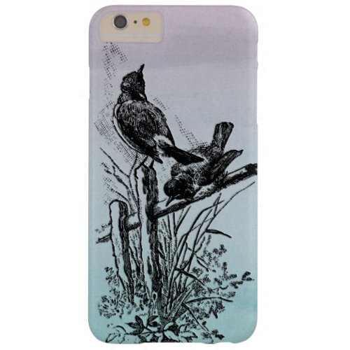 birds on fence illustration barely there iPhone 6 plus case