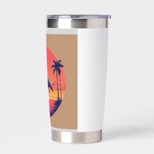 Birds on the Wire – Cartoon Flock Tee Insulated Tumbler