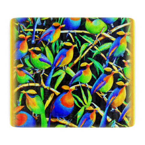 Birds On Tree Painting Buy Now Cutting Board